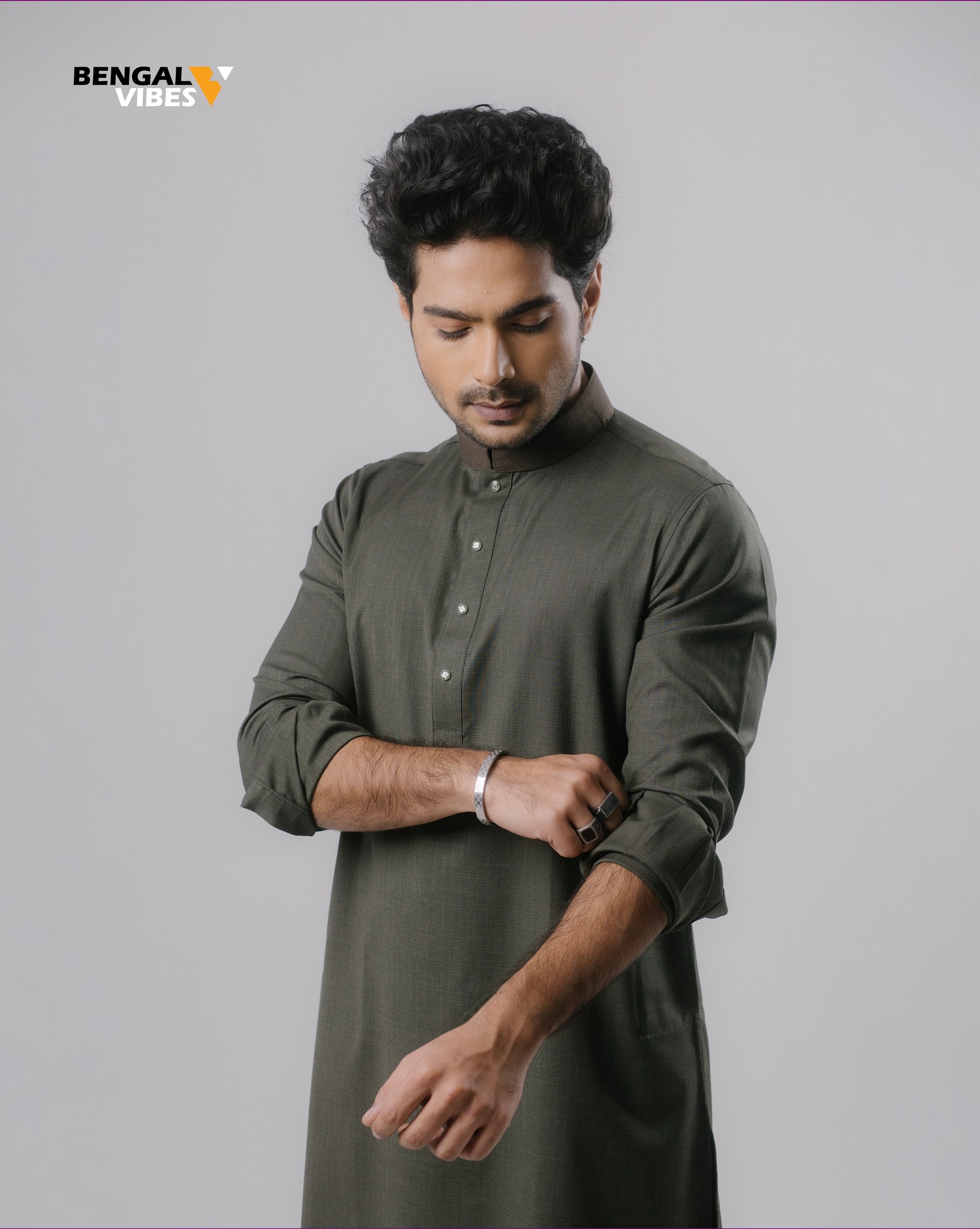 Olive Dusk Signature Panjabi