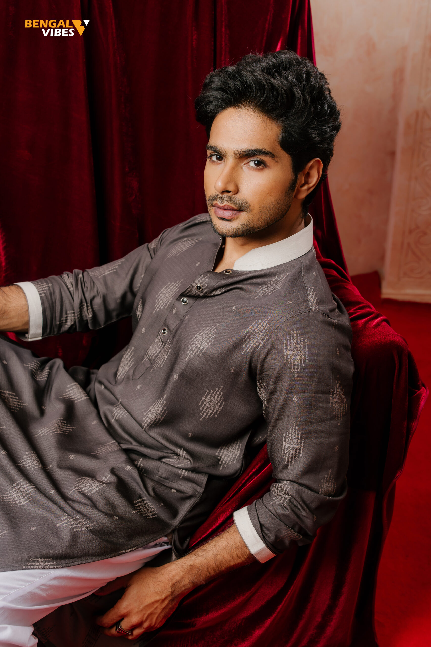 Mocha Ivory Heritage Panjabi