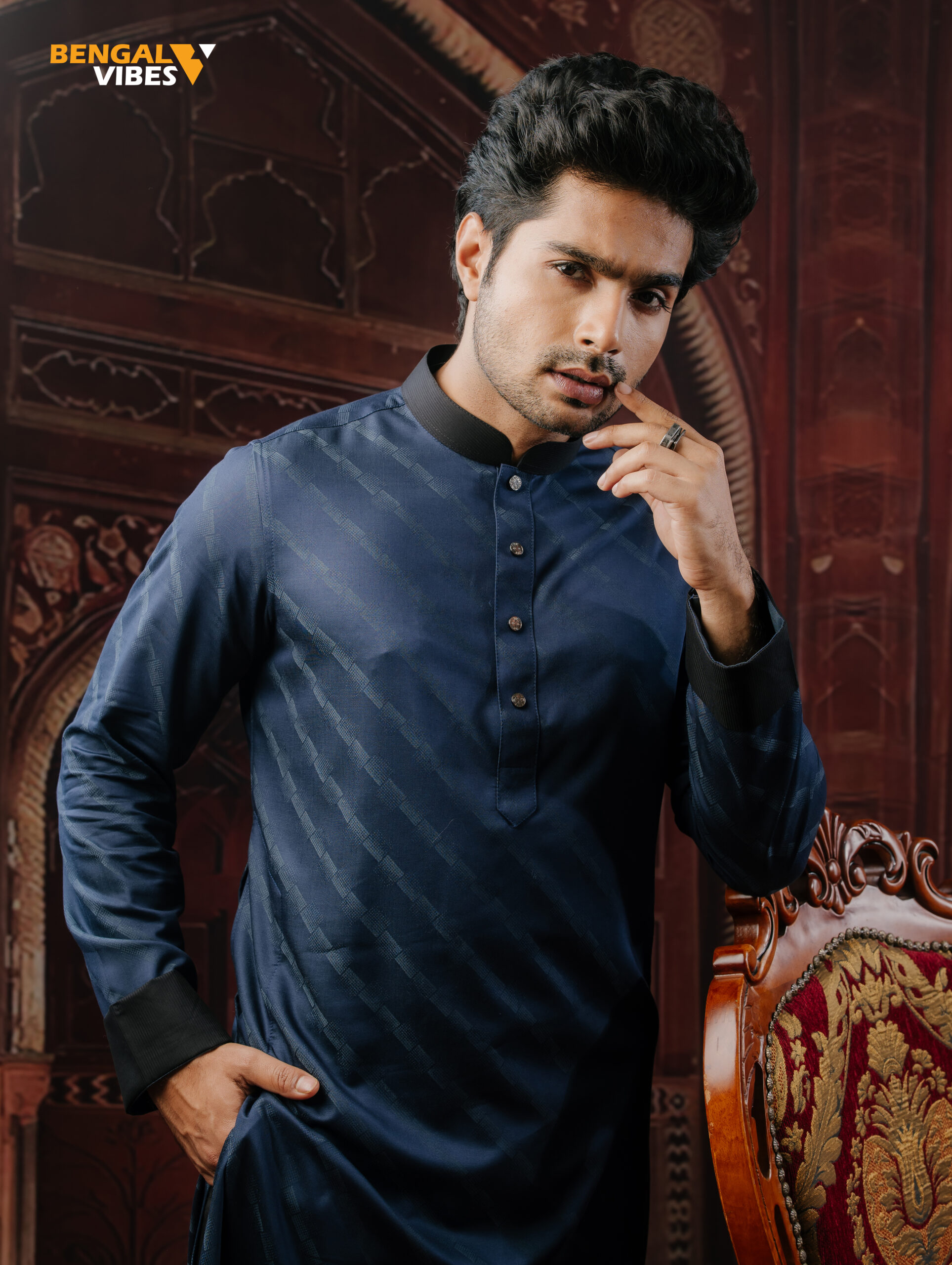 Obsidian Blue Panjabi