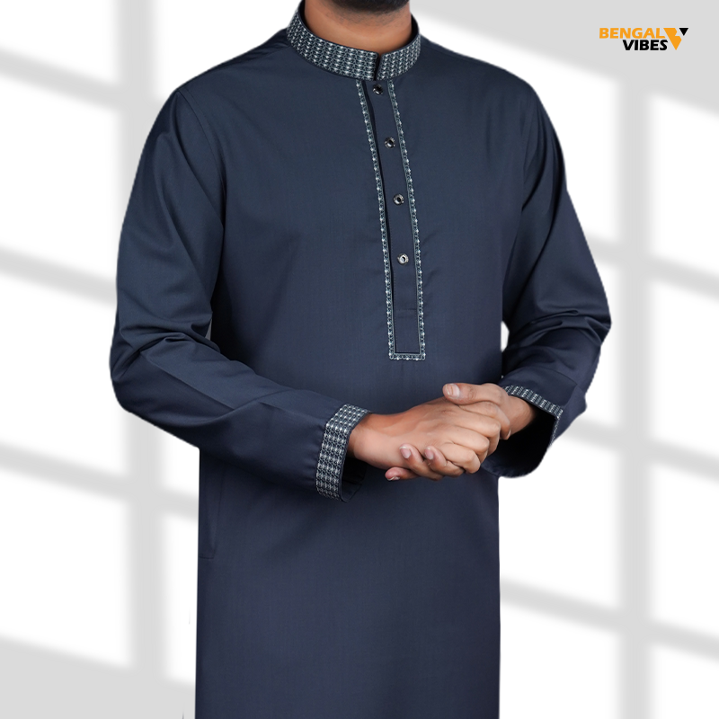 Dark Navy Regal Panjabi