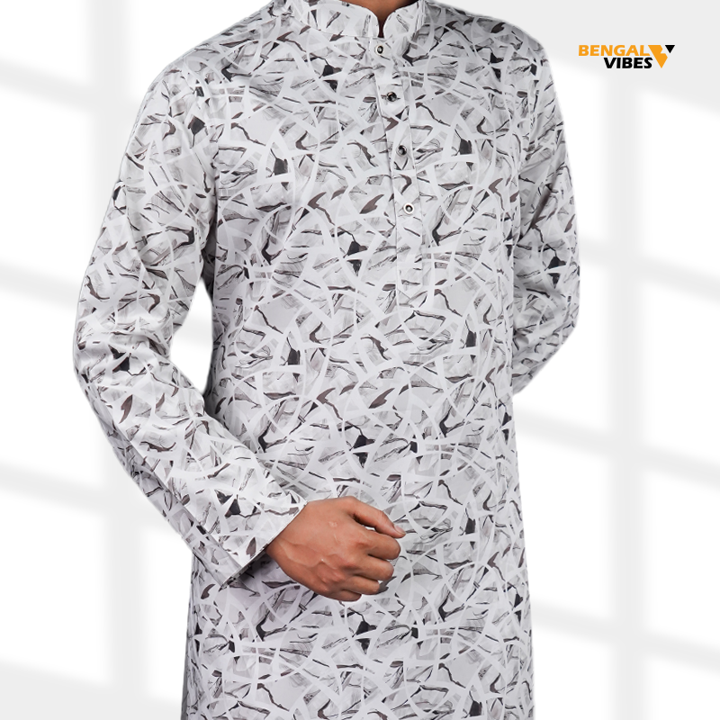 Nordic Frost Print Panjabi