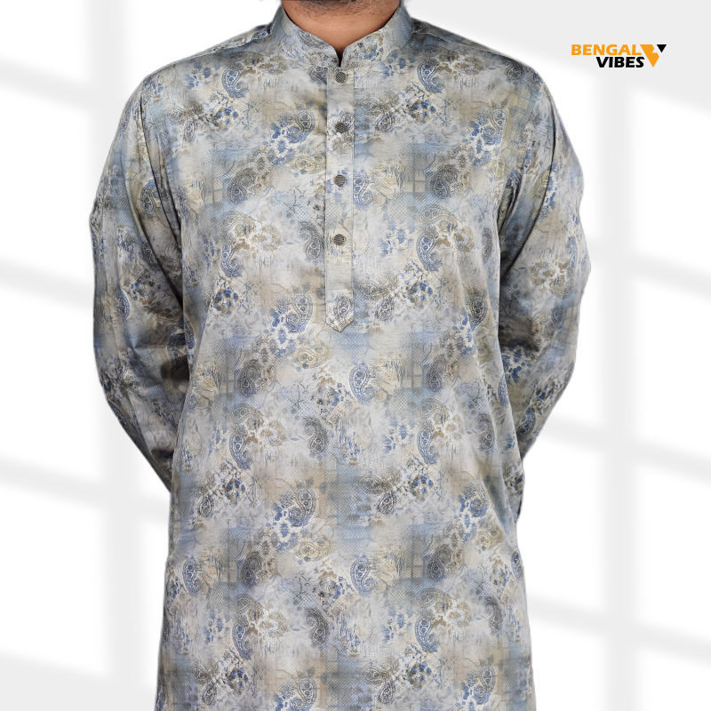 Arctic Sky Print Panjabi