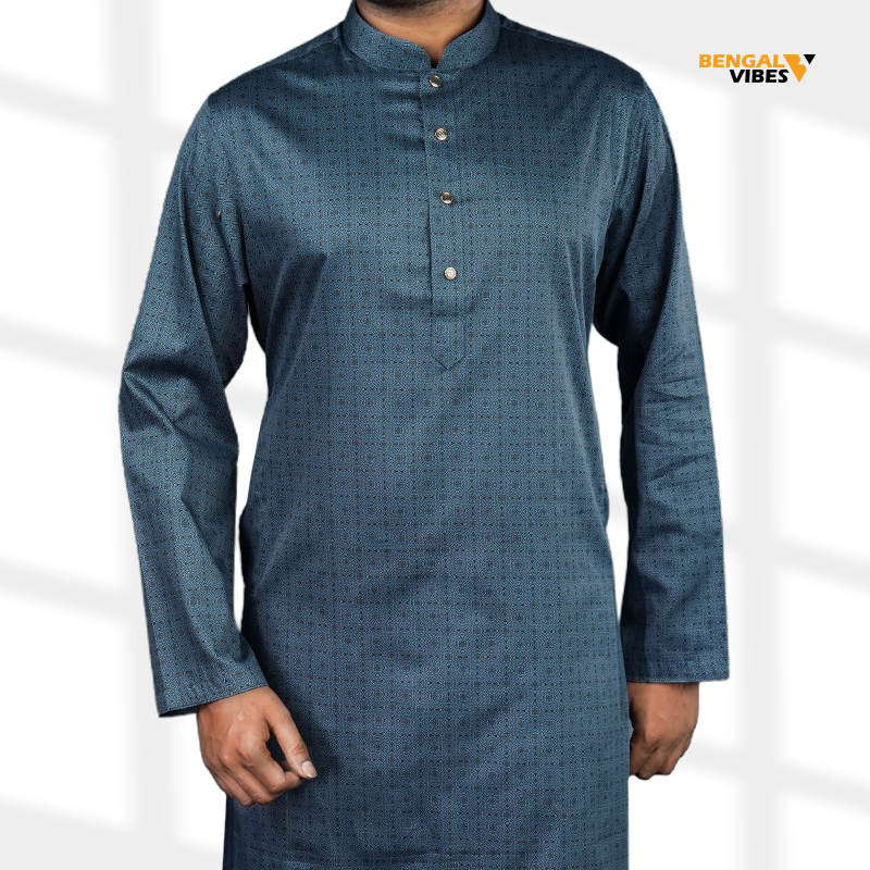 Teal Refined Panjabi