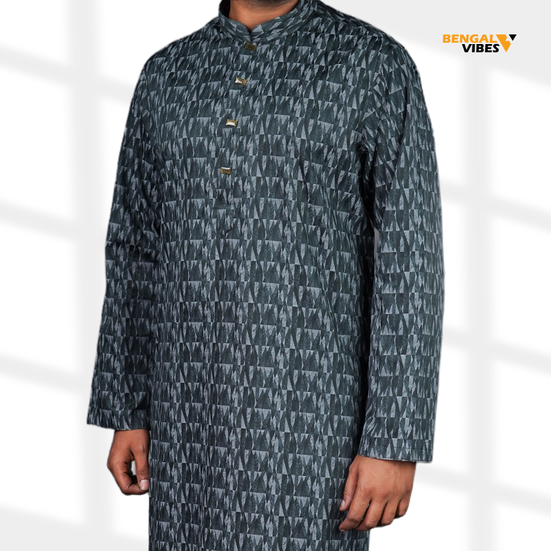 Dark Navy Regal Panjabi