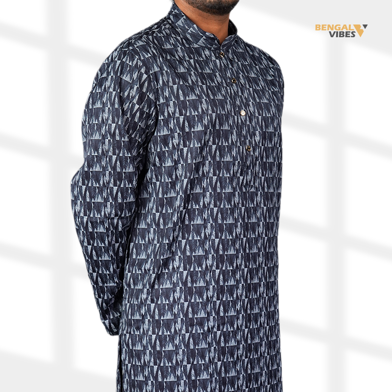 Dark Navy Regal Panjabi