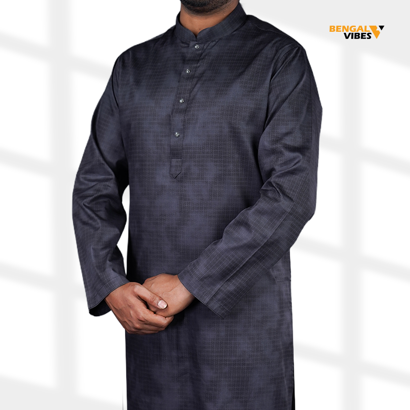 Dark Navy Regal Panjabi