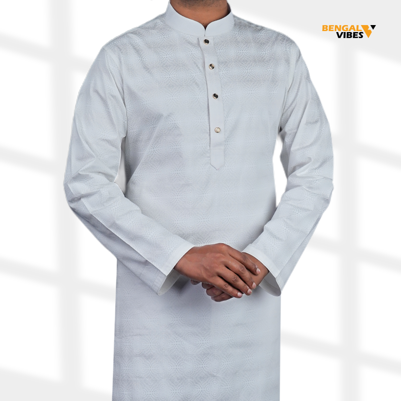 Al-Qamar White Panjabi
